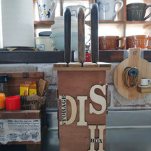 簡単100均DIY*ダイソー✕ワッツ*2アイテムで包丁収納スタンド!