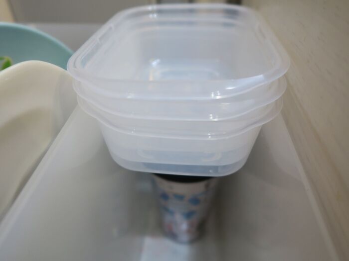 <100均タッパー×無印ファイルボックス>で引き出しを有効利用!