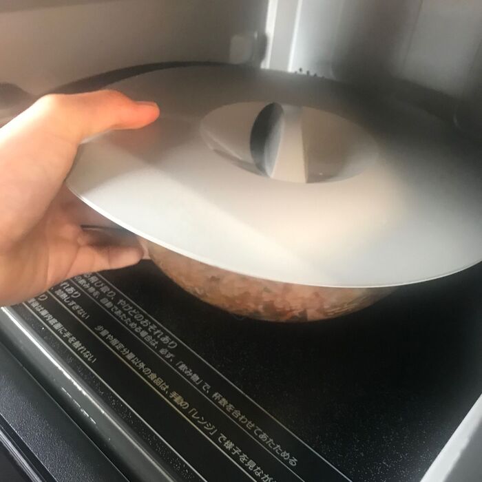 再度レンジで1分