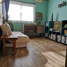 息子の部屋にクッションシートを敷きました