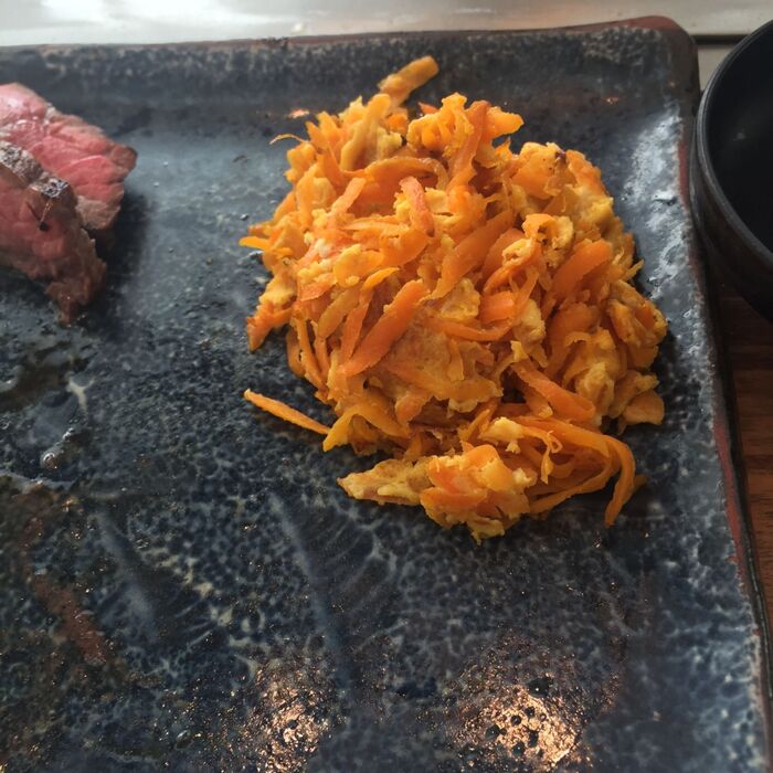 にんじんと卵料理