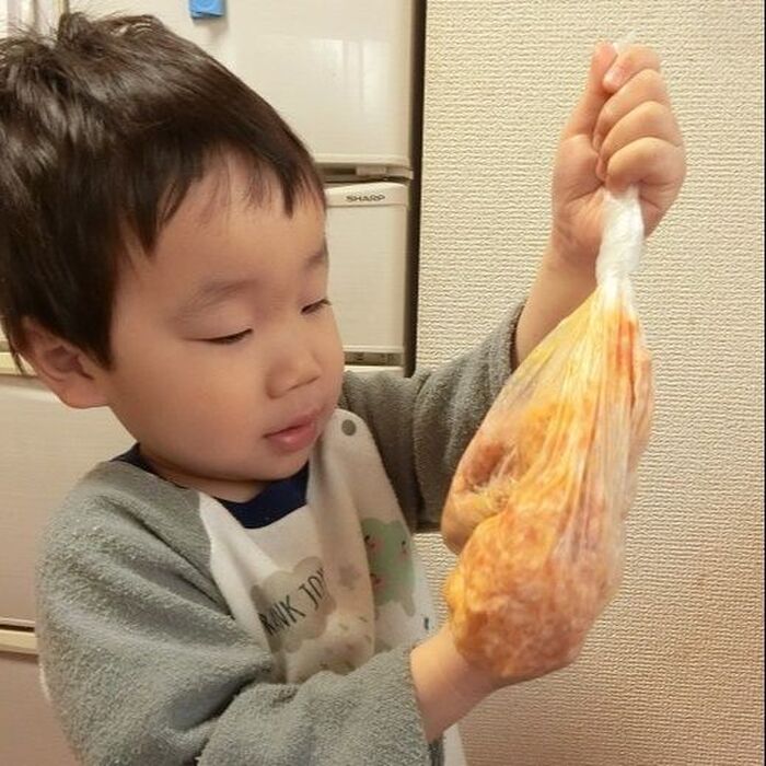 【混ぜ・もみ込み編】シリーズ2~子供とのお料理にこれを使うと便利♪