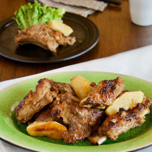 りんごが必須!スペアリブのオーブン焼き BBQにも