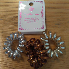 スプリングタイプのヘアゴム、ビッグサイズみつけました☆