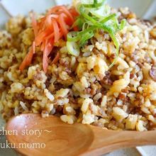 いつものチャーハンがワンランクアップ♪カルディで必ず買う『ダシダ』で牛肉チャーハン♪