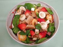 フルーツもりもりパンサラダ