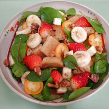 フルーツもりもりパンサラダ