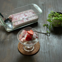 ミルクいちごスコップゼリー