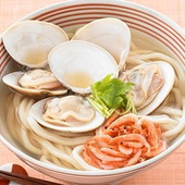 春を味わううどんレシピ「はまぐりうどん」