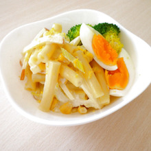 レモン香る 林檎とセロリのシャキシャキ マカロニサラダ