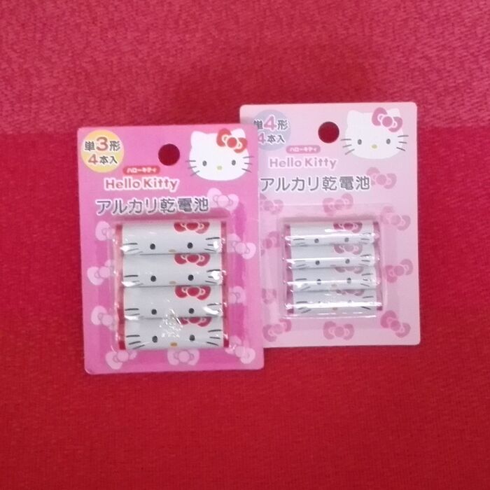 🌟あのキティが電池のパッケージに🌟