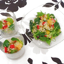 甘夏と苺のクスクスサラダ