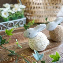 セリアのナチュラル素材『サンドオブジェラビット』が~か・か・可愛すぎる♥11枚の証拠写真