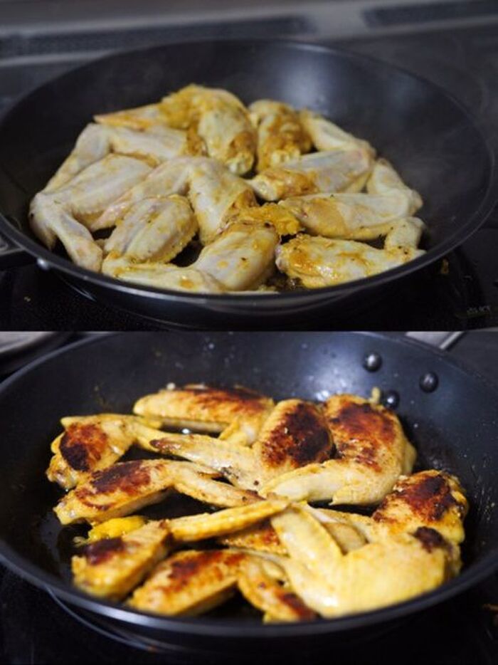 フライパンで焼く