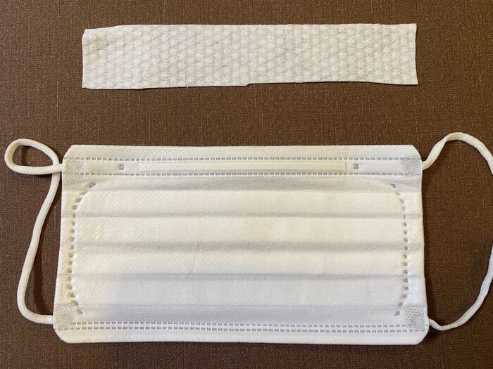 クレンジングシートを切る