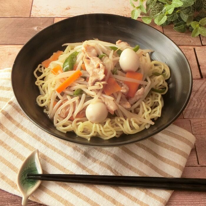 野菜たっぷり~塩焼そばあんかけ