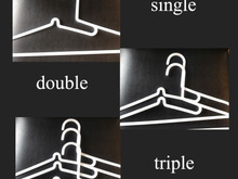 ハンガー👕1着に1つ??私はW使い、トリプル使いです