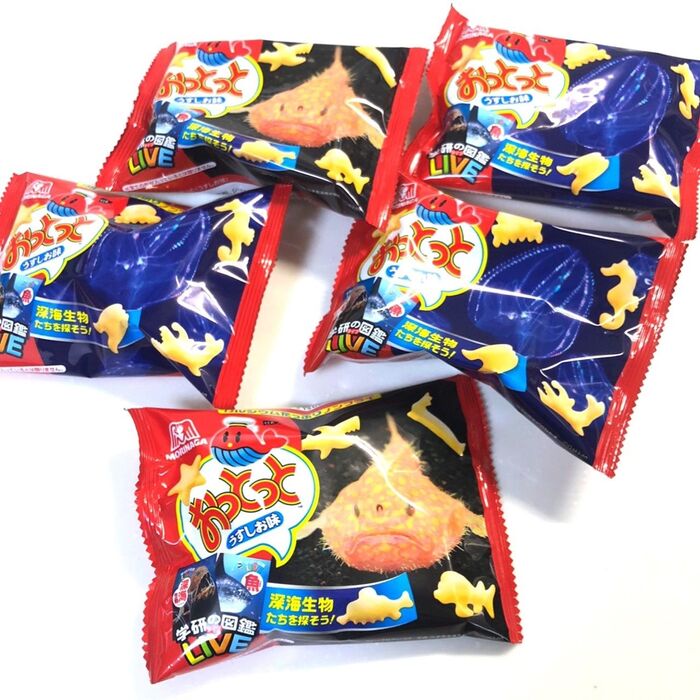 おっとっと×学研の図鑑 深海魚バージョンが楽しい♪