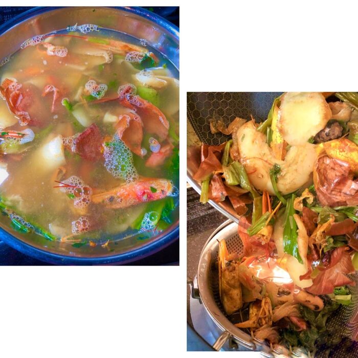 ●ザルでこせば出来上がり