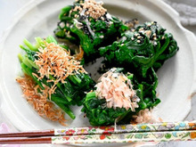 しょうゆ洗い♡劇的に美味しい!ほうれん草のおひたし【ひと手間】野菜の下ごしらえ