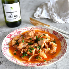 鶏チリ♡詰めて・揉んで・レンチン!【圧力調理バッグ】鶏肉と新玉ねぎ