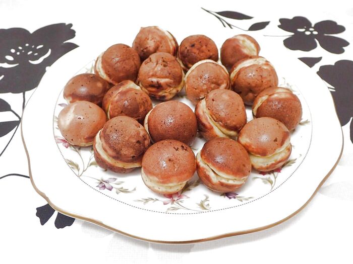 HMで簡単に!バナナ味のベビーカステラ