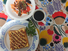 🍴 🍴 🍴 arrangetoast ガパオ缶で大人味 簡単/時短/朝食 🍴 🍴 🍴