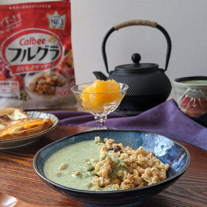 スムージーとフルグラのコラボ✨