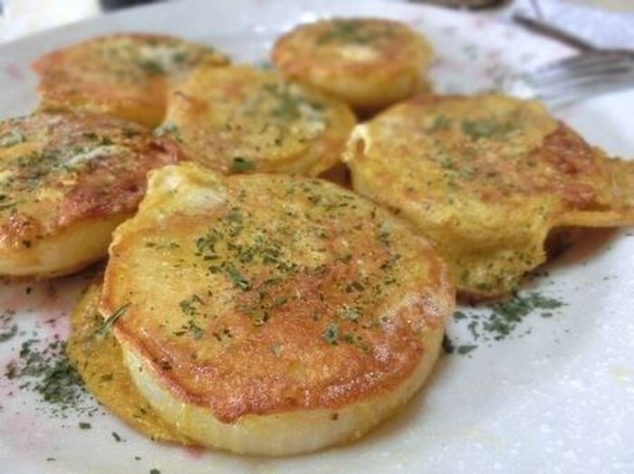 ウマ甘~い♪ 玉ねぎのカレーチーズピカタ