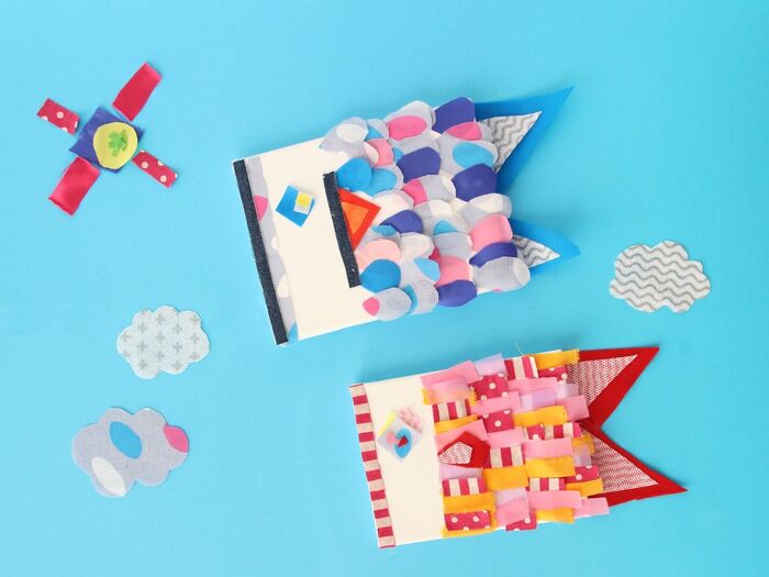 簡単手作り鯉のぼり飾り♪ファブリックボードでおしゃれに