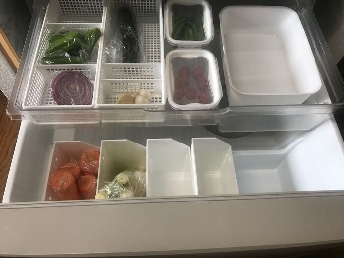 野菜たちを戻します