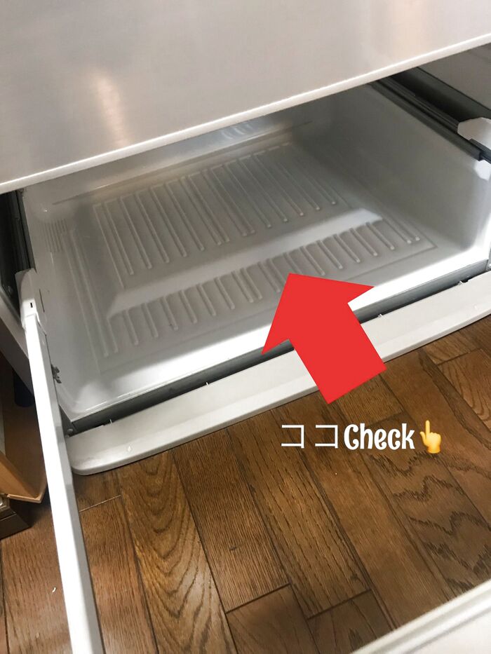 冷蔵庫野菜室の「奥」の汚れがひどかった😅😅😅