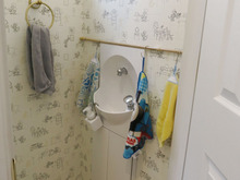 トイレタオルの個別対応。家にあるもので・・・