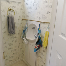 トイレタオルの個別対応。家にあるもので・・・