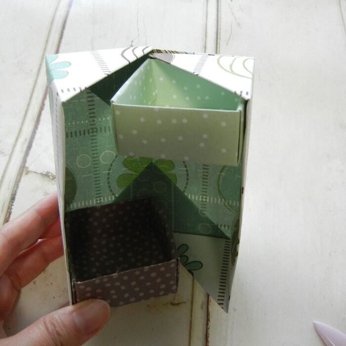 外側BOXに貼っていきます