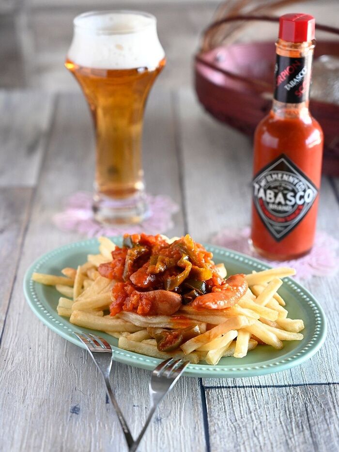 フライドポテトにたっぷりのせちゃえ!♪ば、気分はアメリカ♪