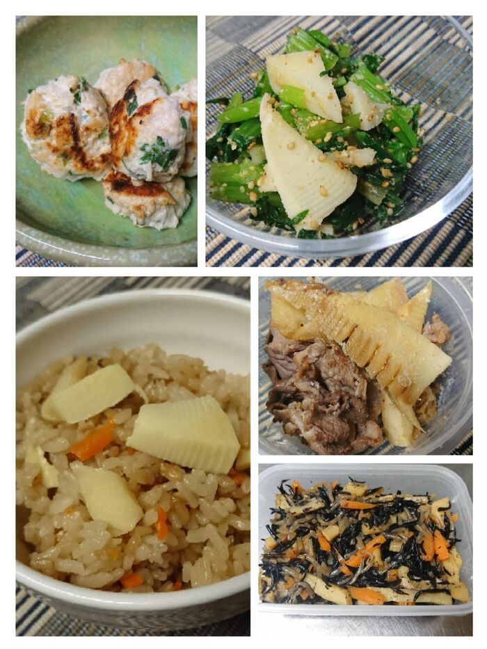 春を作りおき★1時間でタケノコ料理5品★
