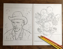 【無料DL】ゴッホの塗り絵で上質な「おうち時間」を楽しもう!