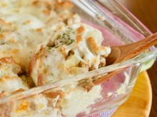 じゃがいもとひき肉のチーズ焼き