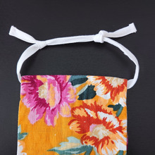 マスクゴムが無くても☆紐結びでサイズ調整できます!