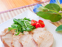 ポン酢で簡単!ほっとけ鶏むねチャーシュー