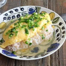 ふわとろ♡和風あんかけたらこオムライス/#白だし#簡単