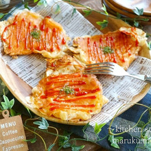 簡単過ぎる♪ミニクロワッサンのピザ風チーズ焼き