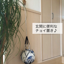 チョイ置きで散らかりにくく♪