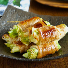 春キャベツの肉巻き*子どもと作って春を感じよう!