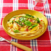 冷凍うどんで満足ランチ!「菜園風うどん」