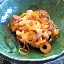 ♡らっきょうのたまり醤油漬け&納豆♡漬け汁もタレに!