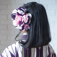 ハギレで簡単!世界に1つ!オリジナル髪飾り(コサージュ)