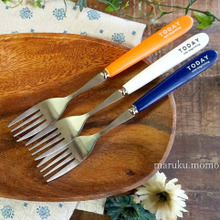 ダイソー100均『TODAY』の文字に惹かれた❤陶器の取っ手のカトラリーがお洒落♪