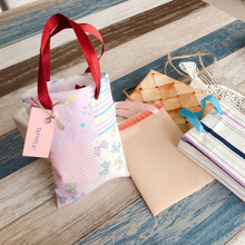 縫いません。アイロンで作るハギレ紙袋でちょこちょこプレゼント